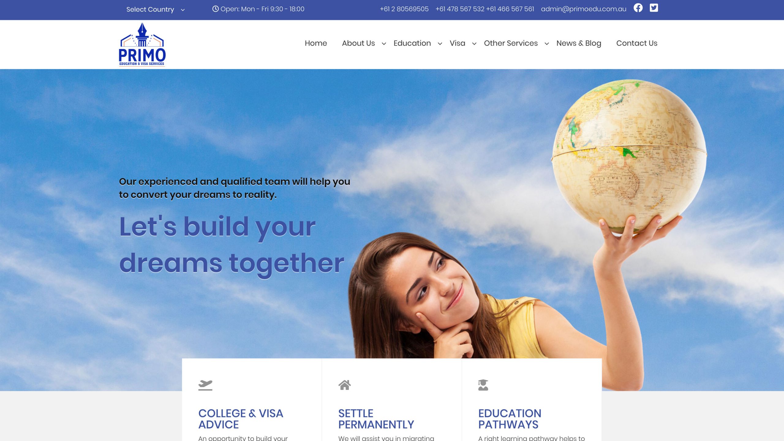 Primo Education and Visa Services